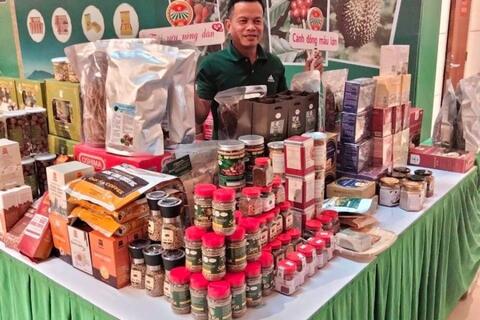 Hội Nông dân tỉnh Kon Tum trưng bày trên 35 sản phẩm nông nghiệp tuiêu biểu, sản phẩm OCOP tại Đại hội đại biểu toàn quốc Hội Nông dân Việt Nam lần thứ VIII, nhiệm kỳ 2023-2028